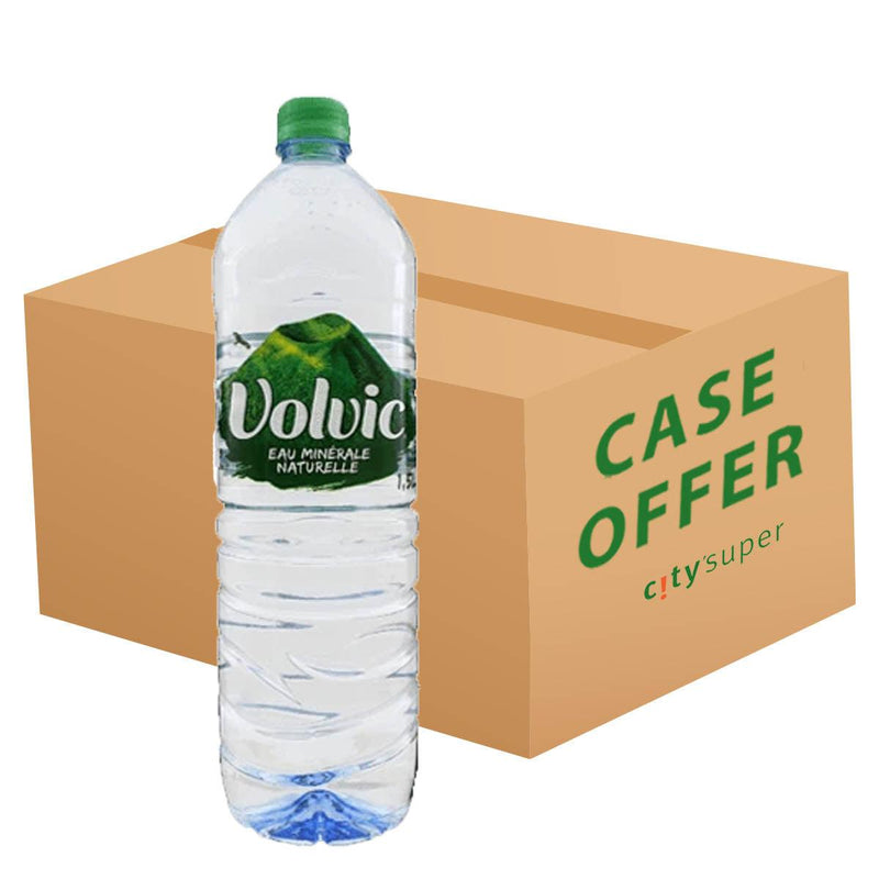Water Pack Selection- Still Water - VOLVIC Natural Mineral Water  (6 x 1.5L)
