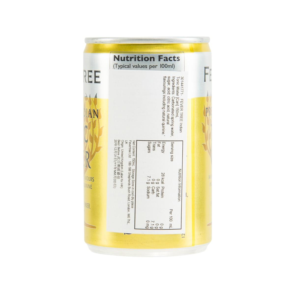 FEVER TREE Indian Tonic Water [Can]  (150mL)