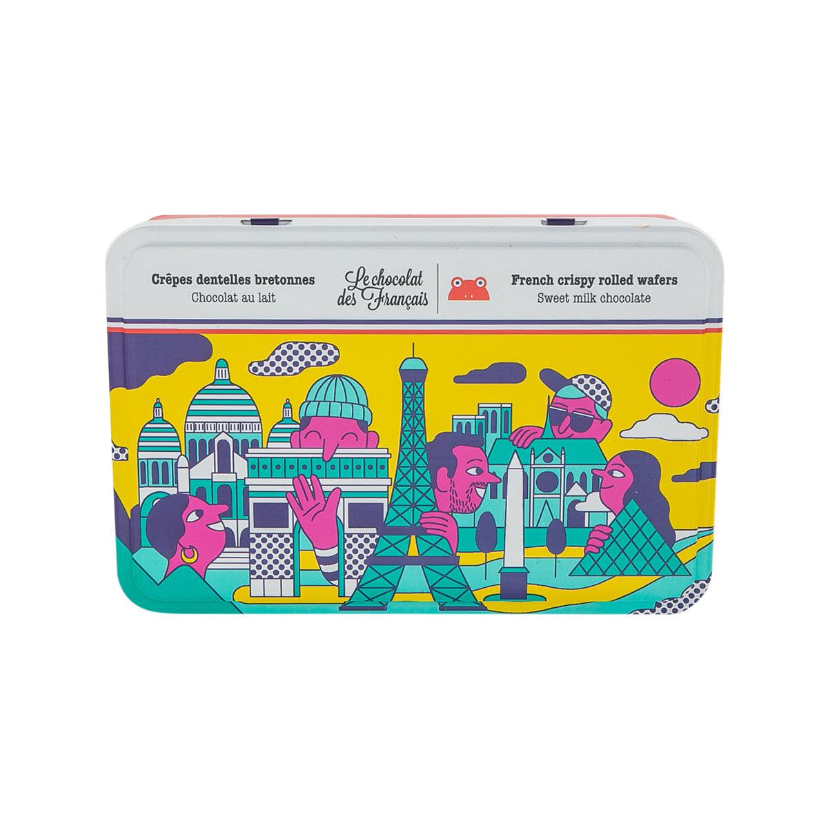 LE CHOCOLAT DES FRANCAIS 牛奶朱古力法國脆卷  (90g)