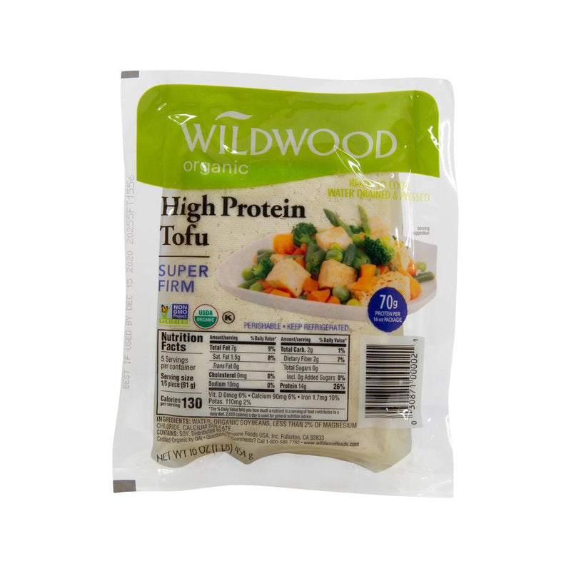 WILDWOOD Organic High Protein Super Firm Tofu  (454g) - city&