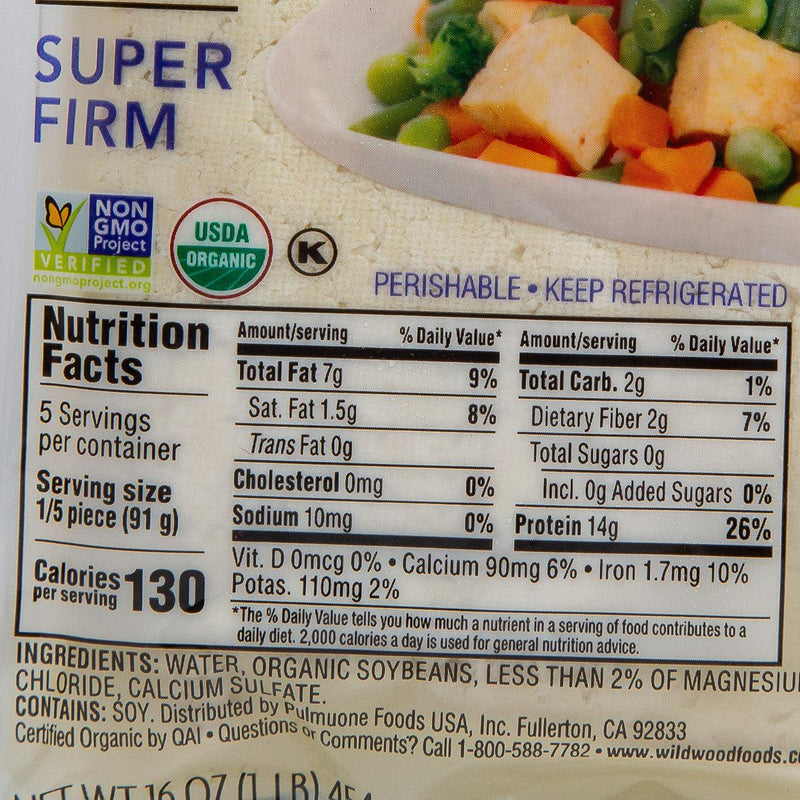 WILDWOOD Organic High Protein Super Firm Tofu  (454g) - city&