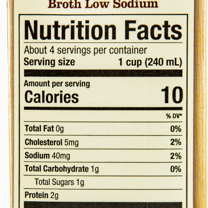 PACIFIC Organic Chicken Broth - Low Sodium  (907g)