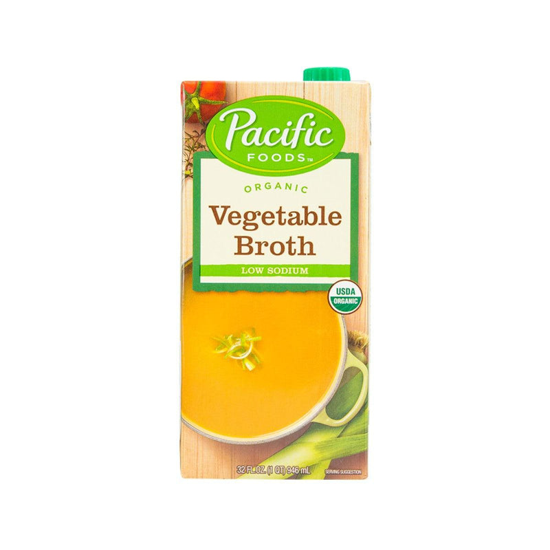 PACIFIC Organic Vegetable Broth - Low Sodium  (907g)