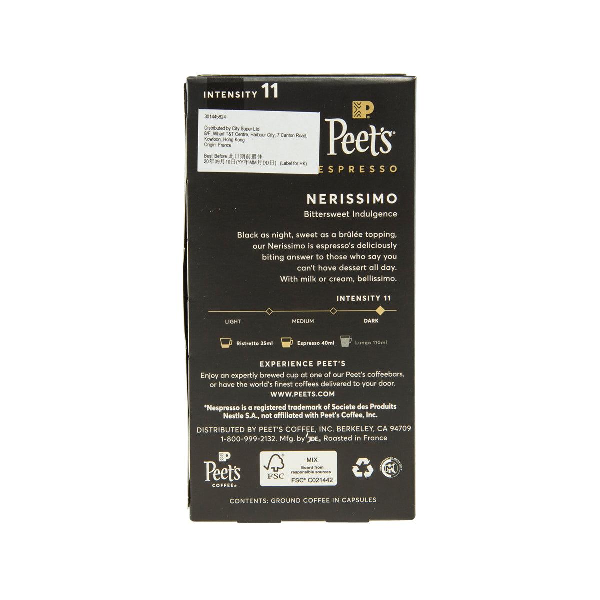 PEET'S Nerissimo Espresso Capsules  (53g)