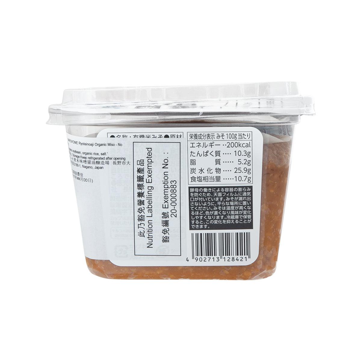 MARUKOME 料亭之味 無添加有機味噌  (375g)