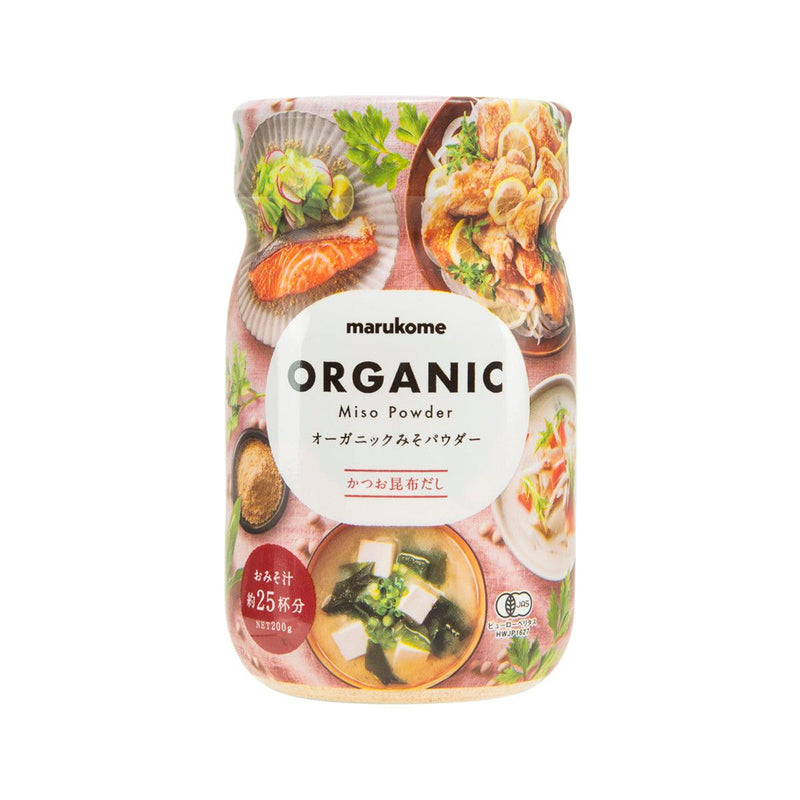 MARUKOME Organic Miso Powder - Bonito & Kelp Stock  (200g)