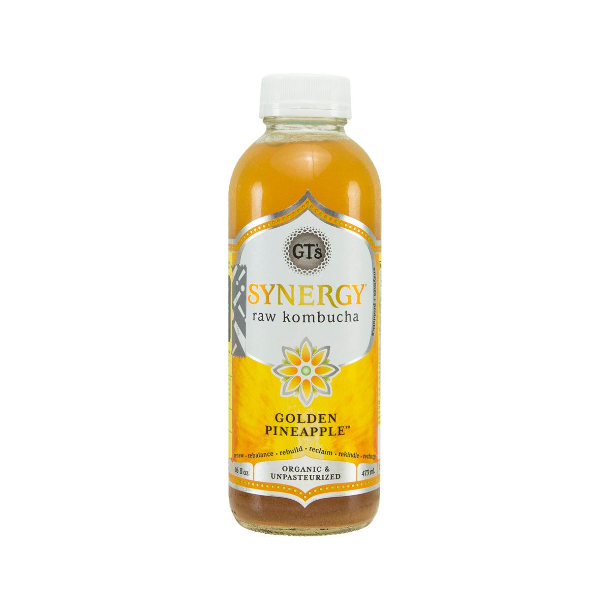 GT'S Synergy Organic Kombucha Drink - Golden Pineapple  (473mL)