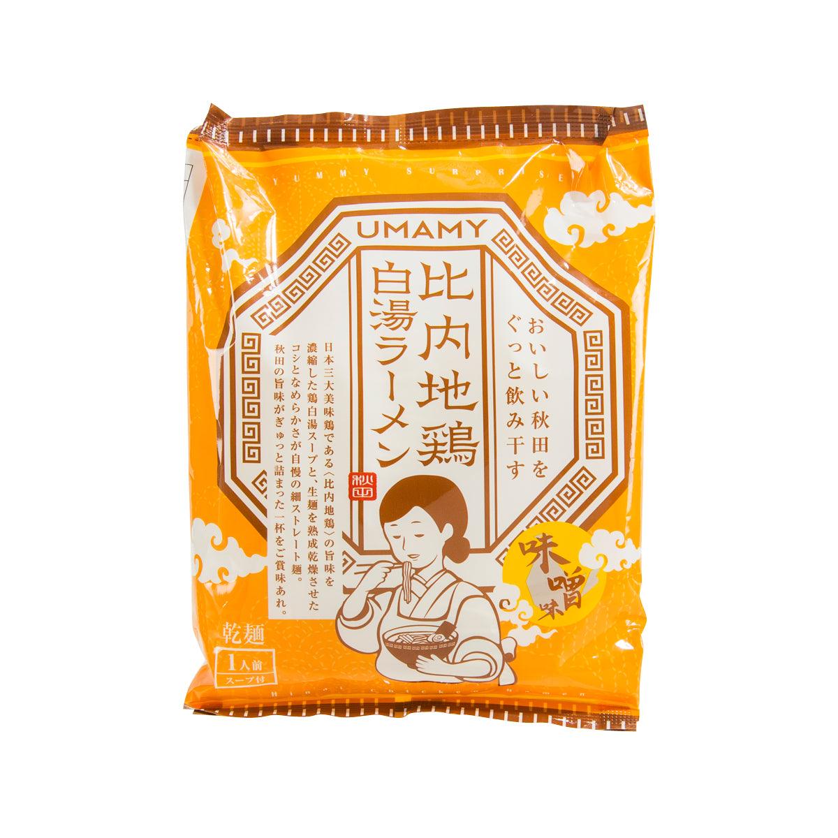 NORITJAPAN 比內地雞白湯拉麵- 味噌味  (125g)