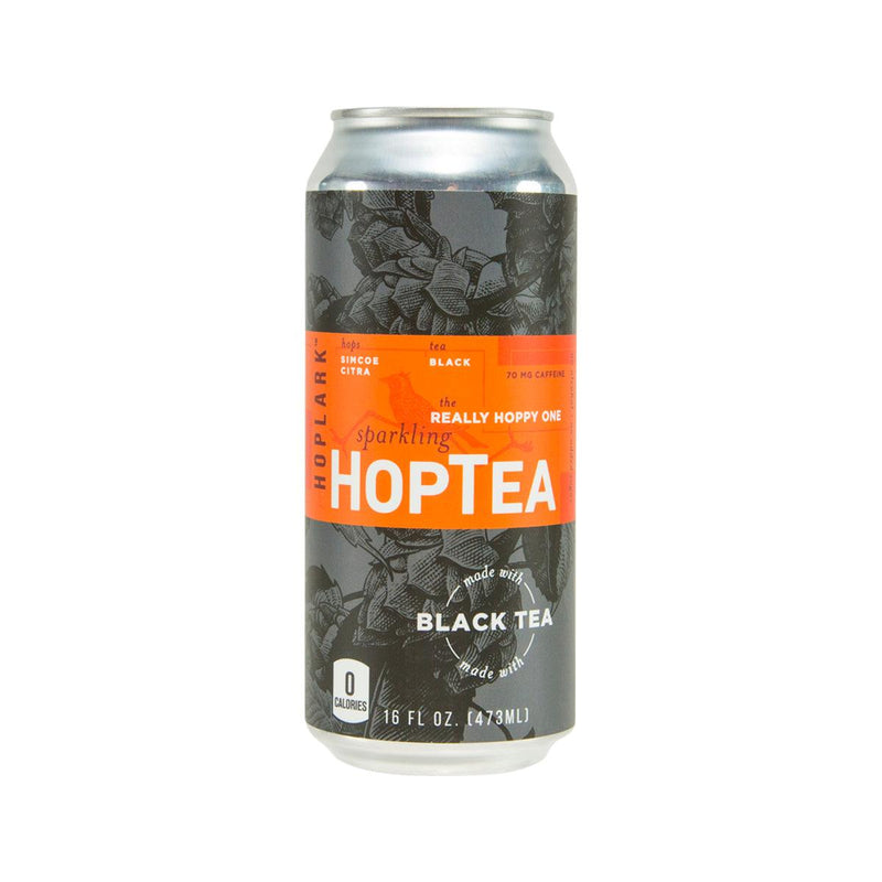HOPTEA Sparkling Black Tea - The Really Hoppy One  (473mL)