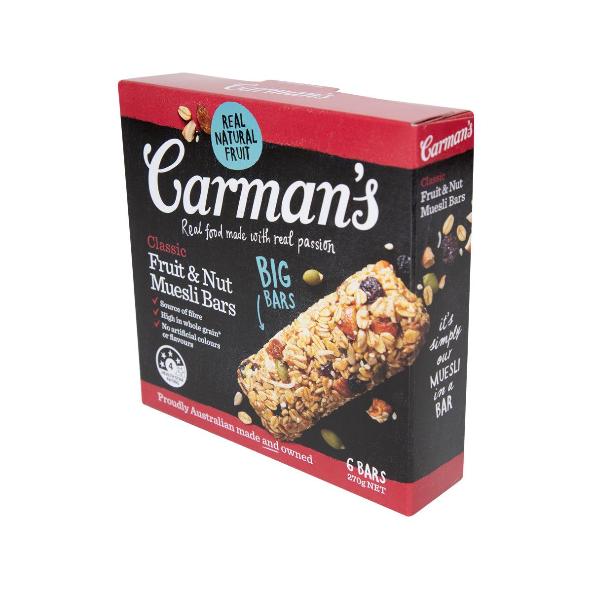 CARMAN'S Classic Fruit & Nut Muesli Bars  (270g)