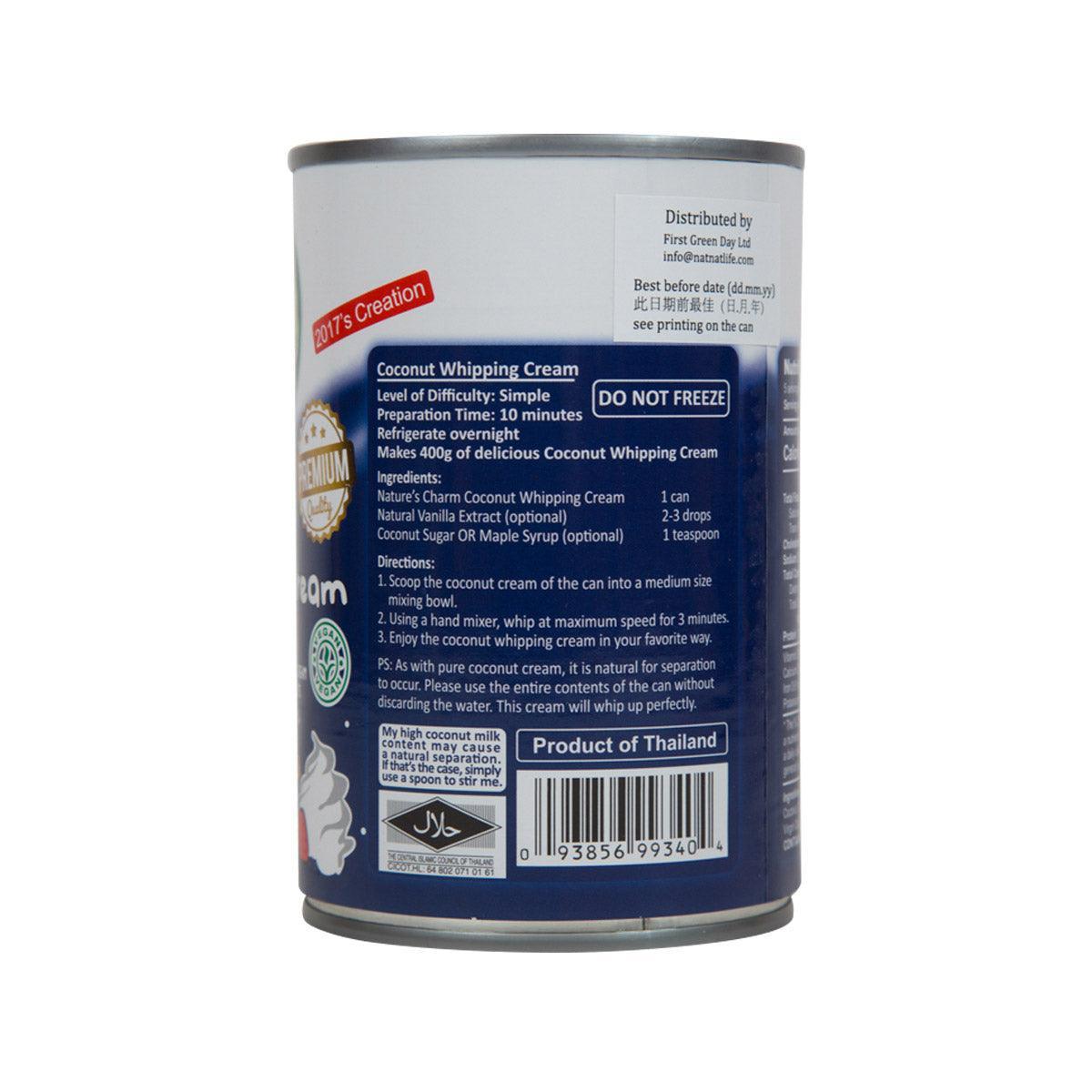NATURE'S CHARM Coconut Whipping Cream  (400mL)