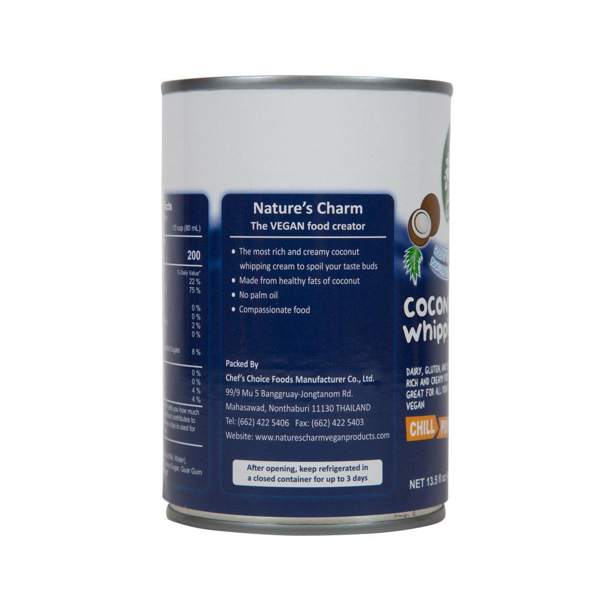 NATURE'S CHARM Coconut Whipping Cream  (400mL)