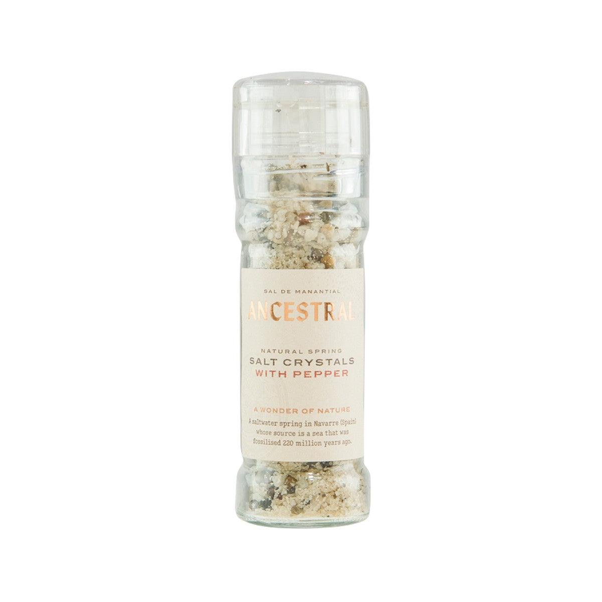 ANCESTRAL Salt Crystals with Pepper, 90g – Gourmet Blend
