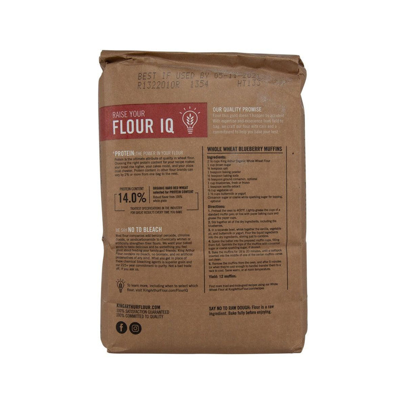 KING ARTHUR Organic Whole Wheat Flour  (2.27kg)