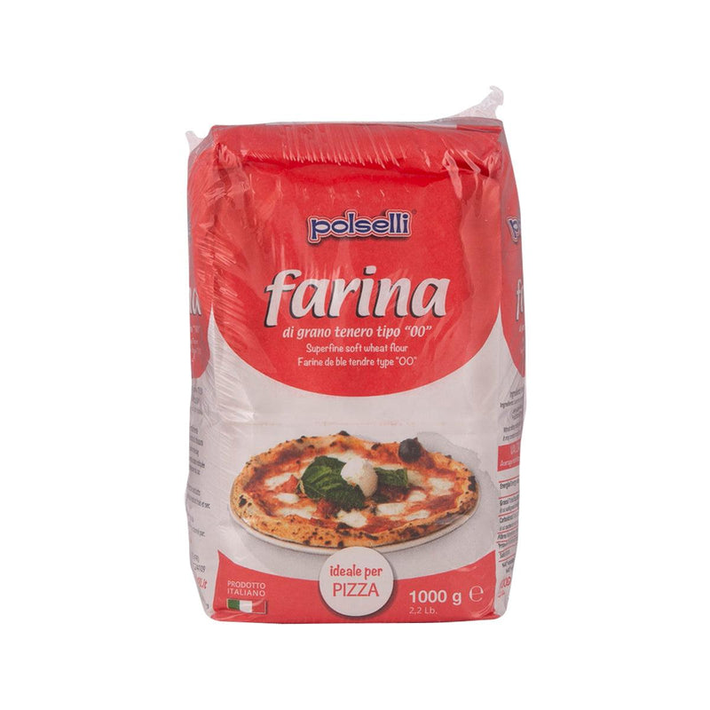 POLSELLI Superfine Soft Wheat Flour Type 00 - Ideal for Pizza  (1kg)