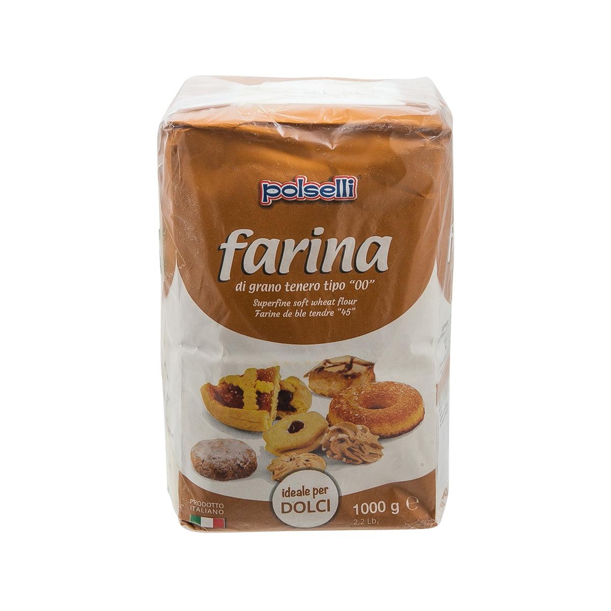 POLSELLI Superfine Soft Wheat Flour Type 00 - Ideal for Cake  (1kg)