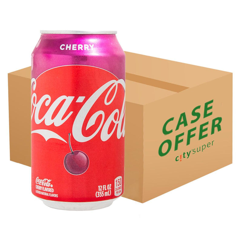 COCA-COLA Coke with Cherry Flavor - USA  (12 x 355mL)