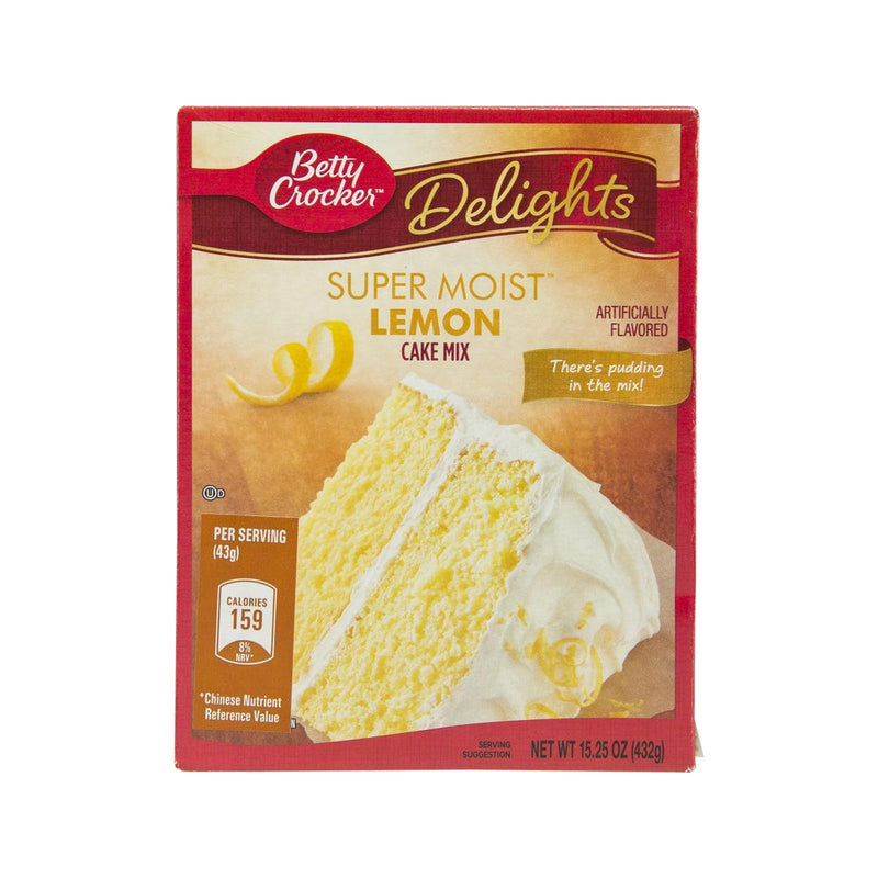 BETTY CROCKER Supermoist Cake Mix - Lemon Flavor  (375g)