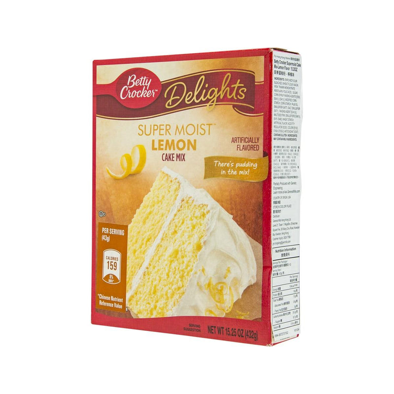 BETTY CROCKER Supermoist Cake Mix - Lemon Flavor  (375g)