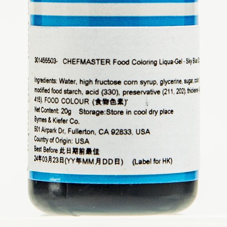 CHEFMASTER 食用色素凝膠 - 天空藍  (20g)