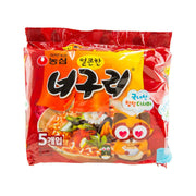 NONG SHIM Neoguri Spicy Noodles - Seafood Flavor  (5 x 120g)