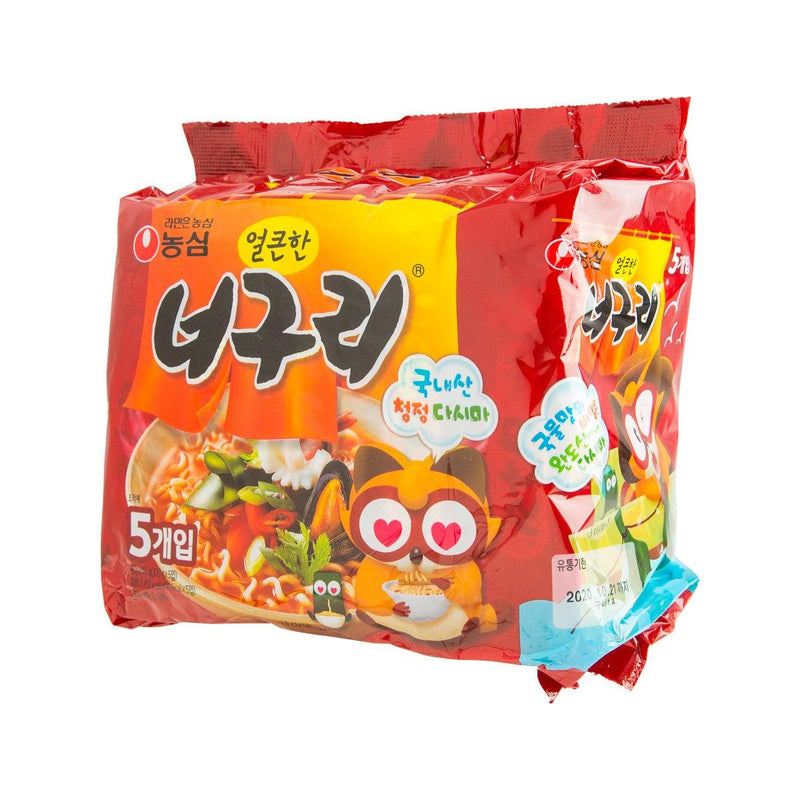 NONG SHIM Neoguri Spicy Noodles - Seafood Flavor  (5 x 120g)