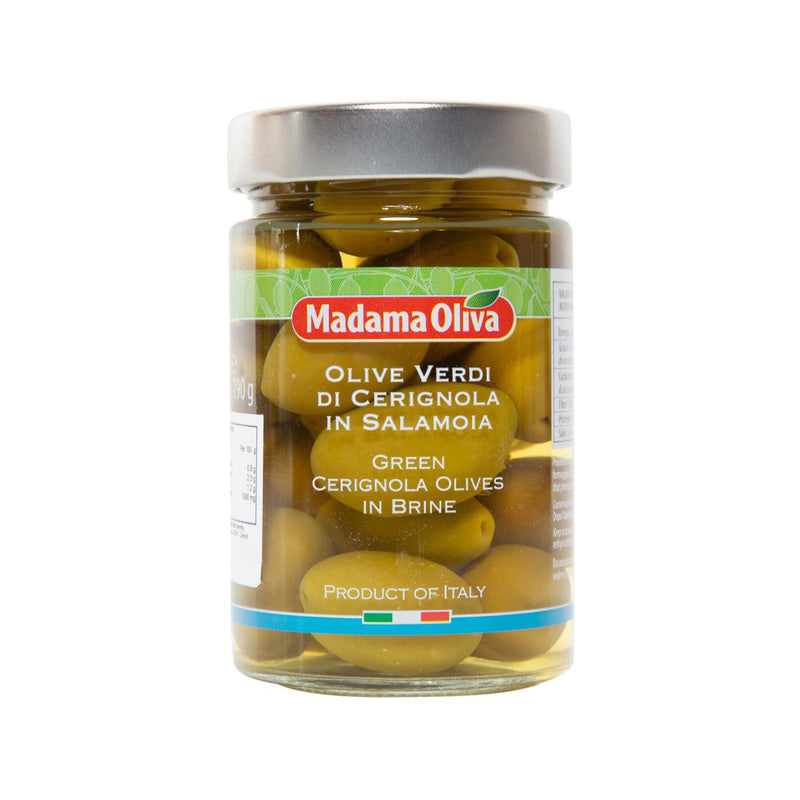 MADAMA OLIVA Green Cerignola Olives in Brine  (300g)