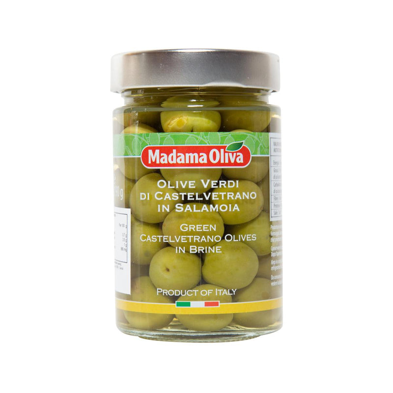 MADAMA OLIVA Green Castelvetrano Olives in Brine  (300g)