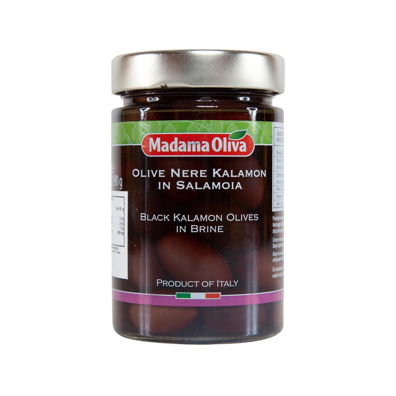 MADAMA OLIVA 鹽水浸Kalamon黑橄欖  (300g)