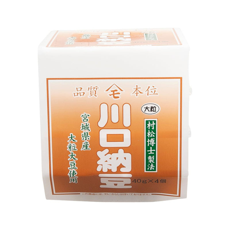 KAWAGUCHI NATTO Miyagi Soybean Natto - Large Grain  (4 x 40g)