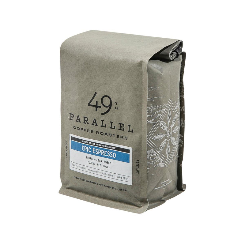 49TH PARALLEL Epic Espresso Light Roast Coffe Beans  (340g)