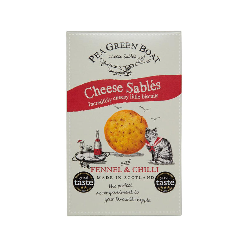 THE PEA GREEN BOAT Cheese Sables - Fennel & Chilli  (80g) - city&