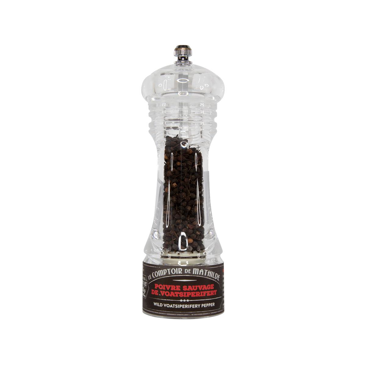 LECOMPTOIRDEMATHILDE Madagascar Voatsiperifery Wild Pepper with Grinder  (15g)