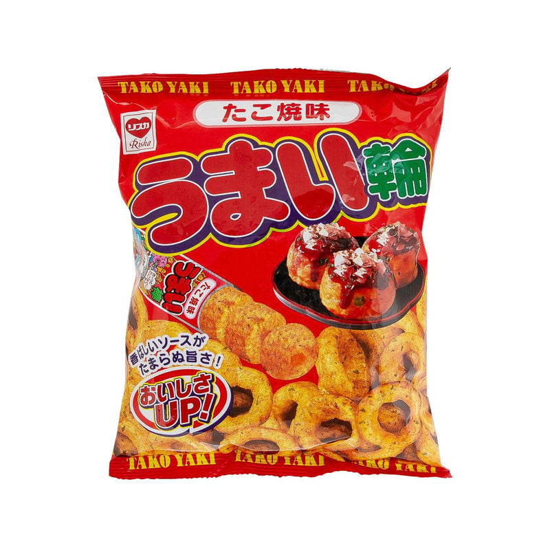 RISKA Umaiwa Corn Snack - Takoyaki Flavour  (75g)