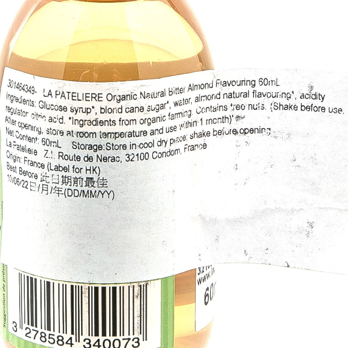LA PATELIERE Organic Natural Bitter Almond Flavouring  (60mL)