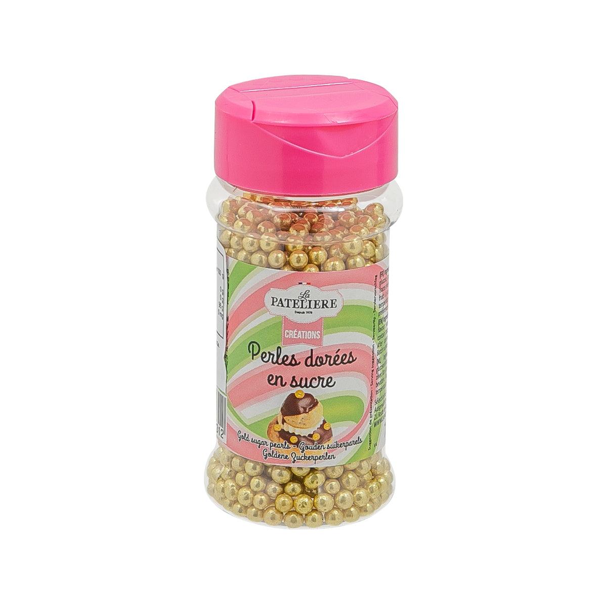LA PATELIERE 金色珍珠裝飾糖粒 (70g)
