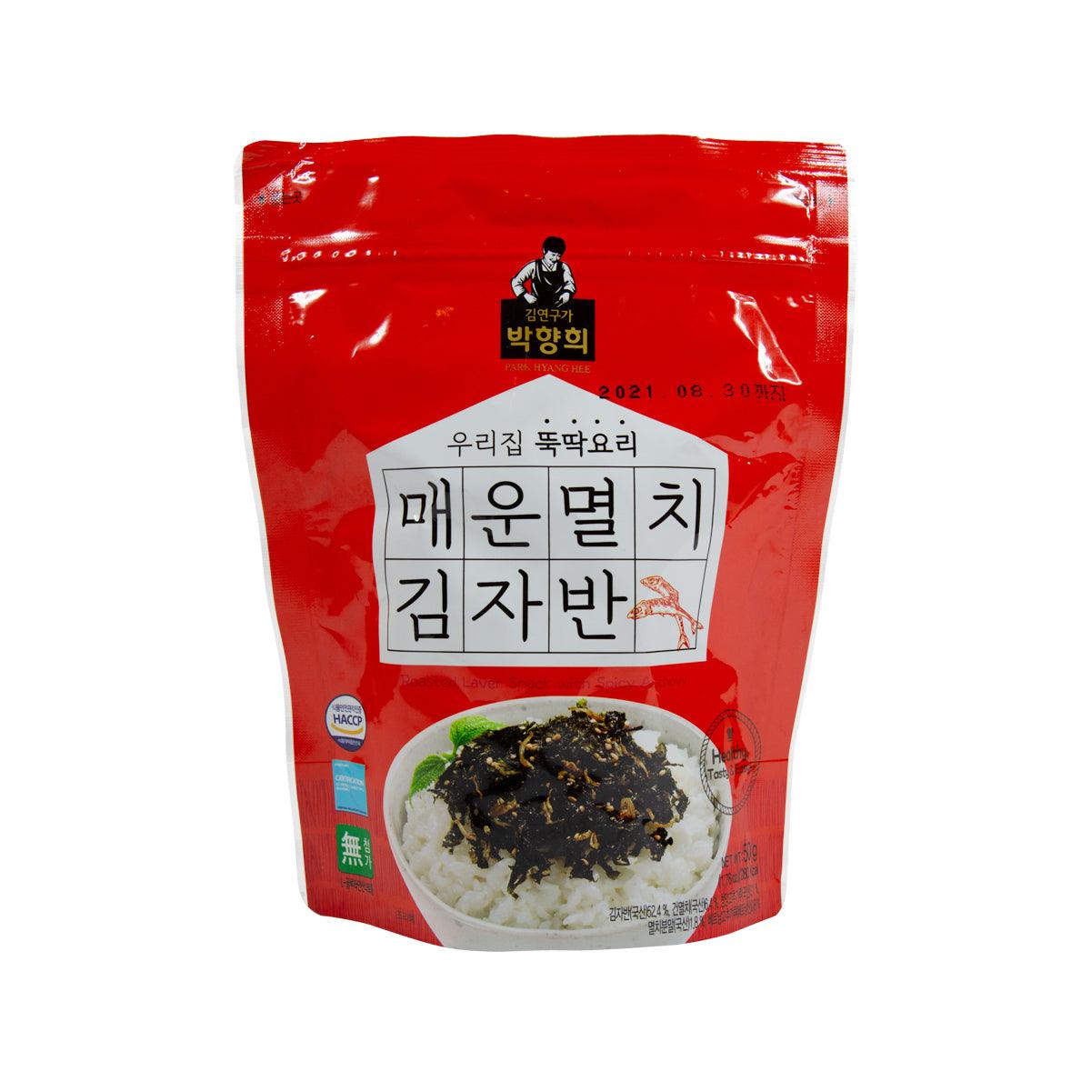 MASTER HEE'S Roasted Laver Snack with Spicy Anchovy  (50g)