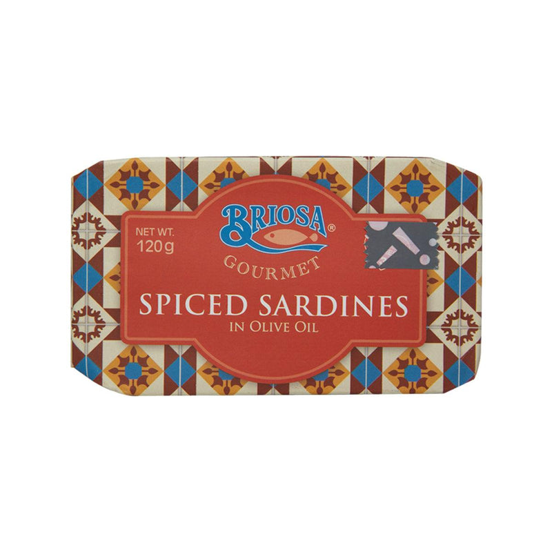 BRIOSA Spiced Sardines in Olive Oil  (120g)