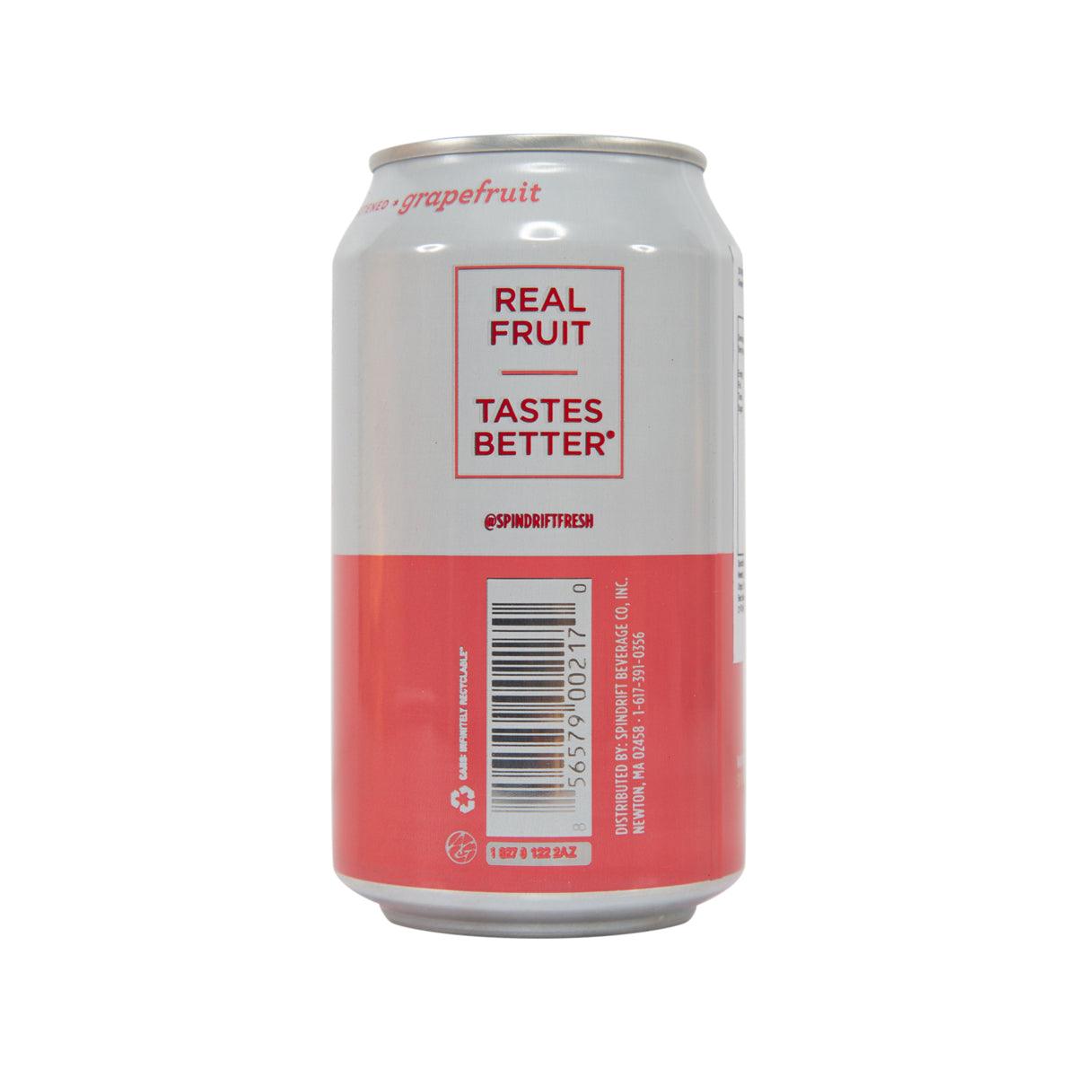 SPINDRIFT Sparkling Water - Grapefruit  (355mL)