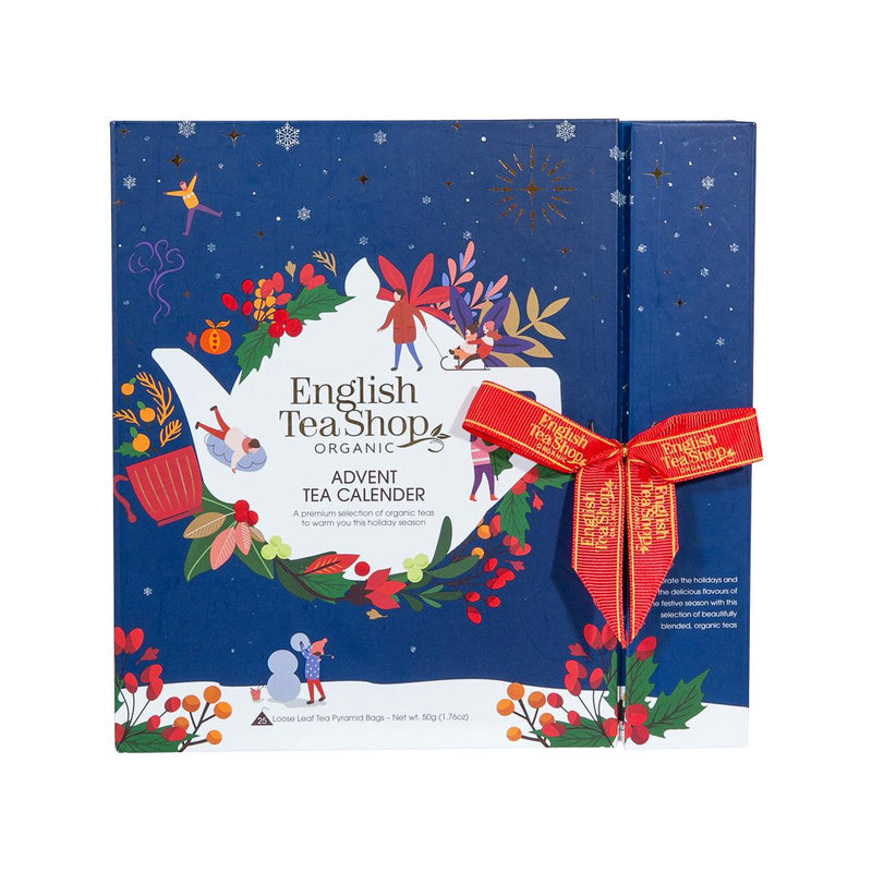 ENGLISH TEA SHOP 藍色聖誕倒數月曆連有機茶包 (50g)
