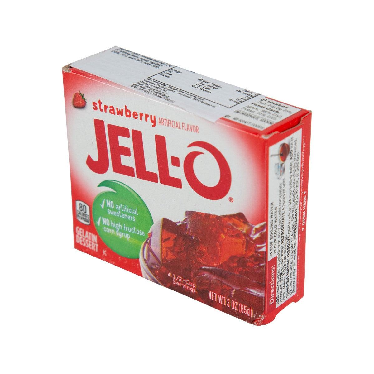 JELL-O Gelatin Dessert Mix - Strawberry Flavor  (85g)