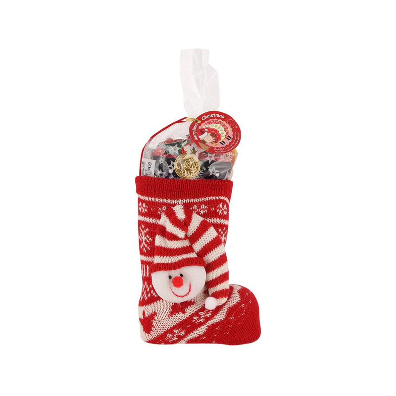 EIM Xmas Knitted Sock with Snacks [LL]  (86g)