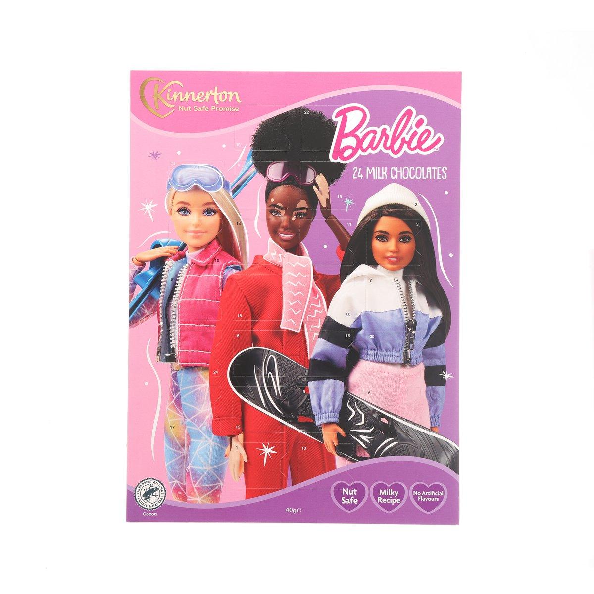 KINNERTON Barbie Advent Calendar with Chocolate Snack  (40g)