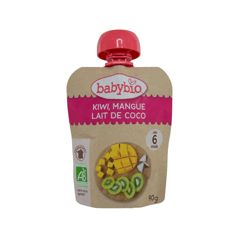 BABYBIO Organic Puree - Kiwi, Mango, Coconut Milk  (90g)