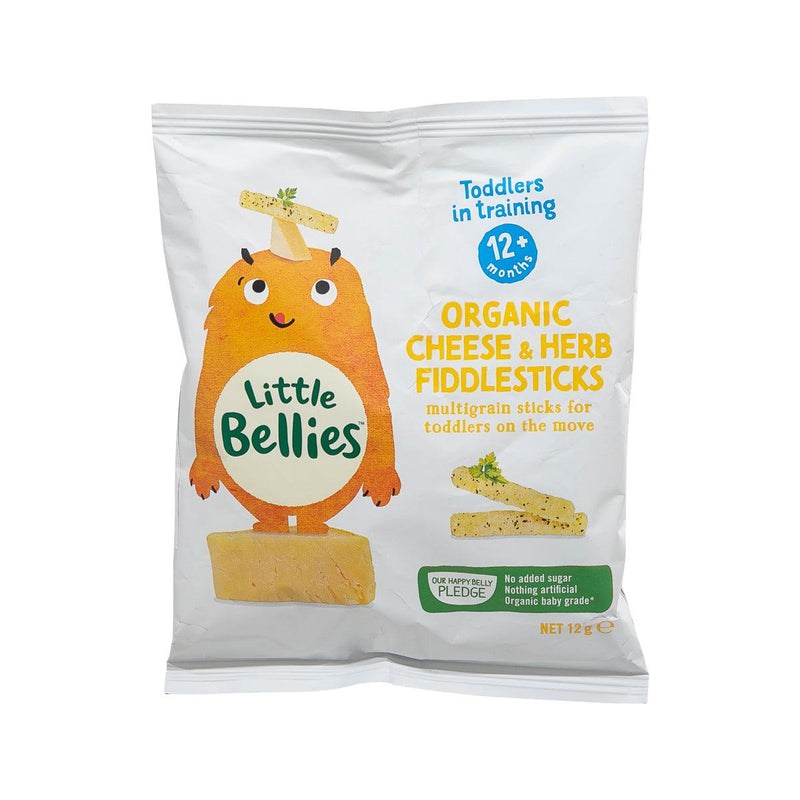 LITTLE BELLIES Organic Fiddlesticks - Cheese & Herb  (12g)