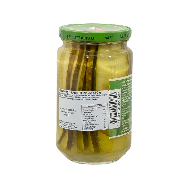 FELIX Long Sliced Dill Pickles  (460g)