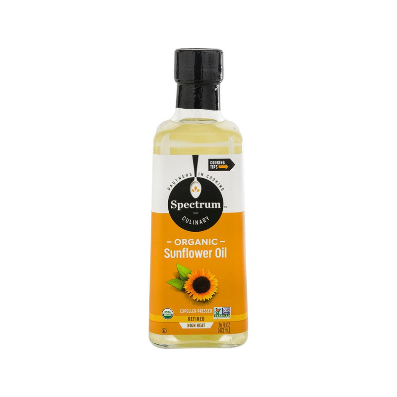 SPECTRUM Organic Sunflower Oil  (473mL)