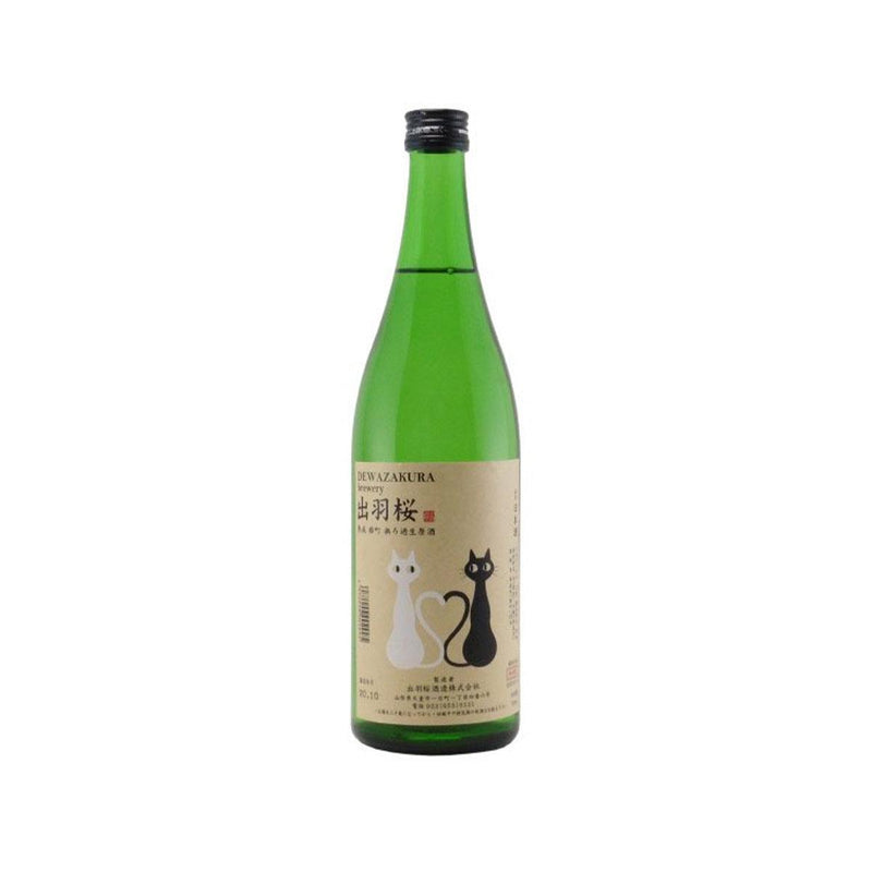 DEWAZAKURA Meow-to-heart Nama Genshu  (720mL)