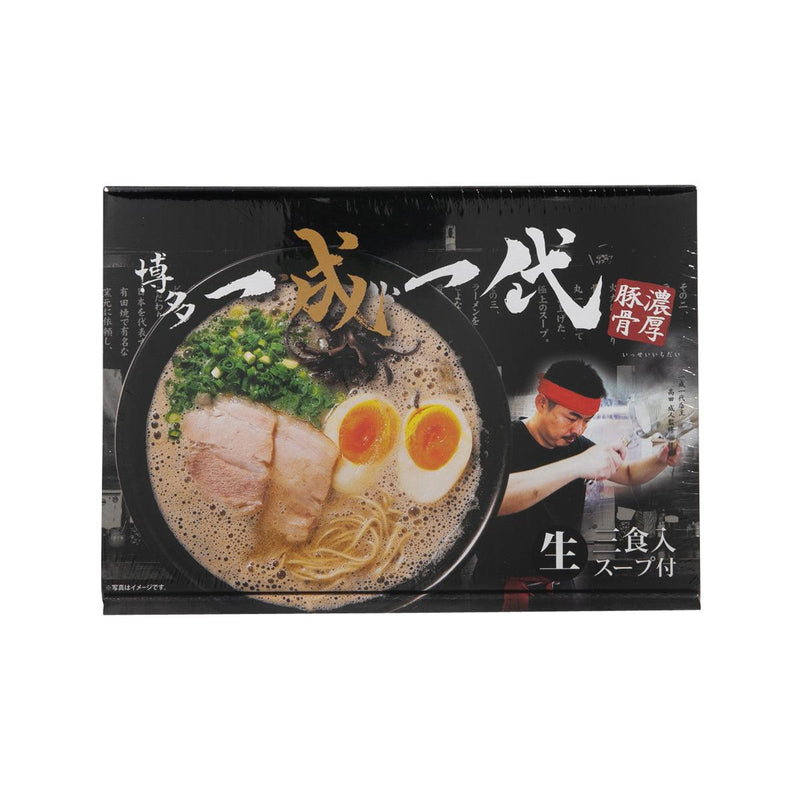 KUBOTA MENGYO Hakata Isseiichidai Rich Pork Bone Soup Ramen Gift Set  (444g)