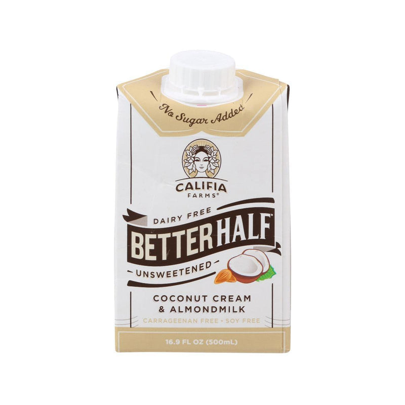 CALIFIA FARMS Better Half™無添加糖椰漿及杏仁奶植物性奶精  (500mL)